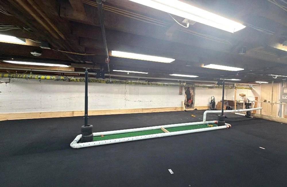 The club's indoor RC track